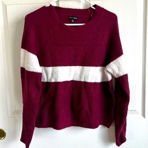 Ambiance Large Burgundy sweater